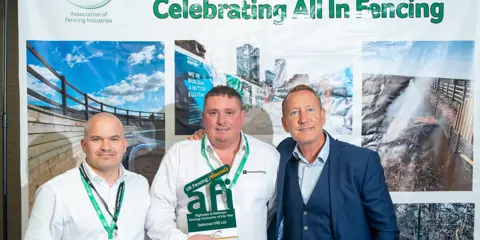 Saferoad UK Awarded "Highways & Railways Fencing Contractor of the Year" at AFI UK Fencing Awards